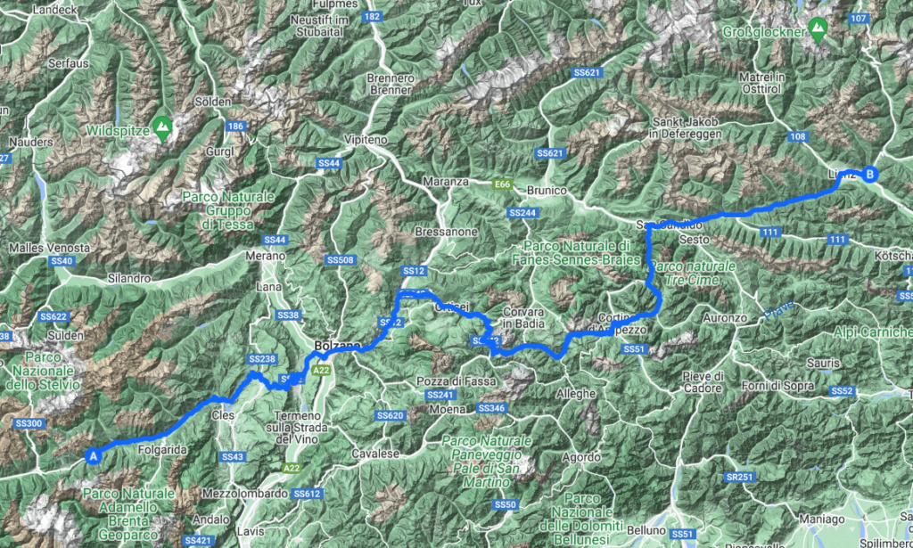 L'Autriche en passant par les Alpes 2023 Aller-17