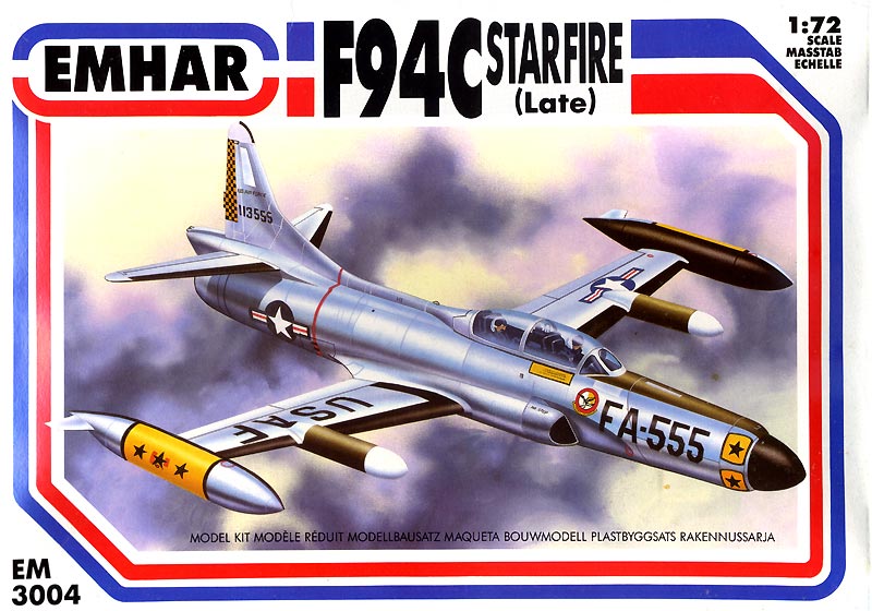 [EMHAR] LOCKHEED F-94C STARFIRE 27th FIS - 4711 ADW sérial 51-13555 Wright-Patterson AFB 1955 Réf EM3004 Boite010