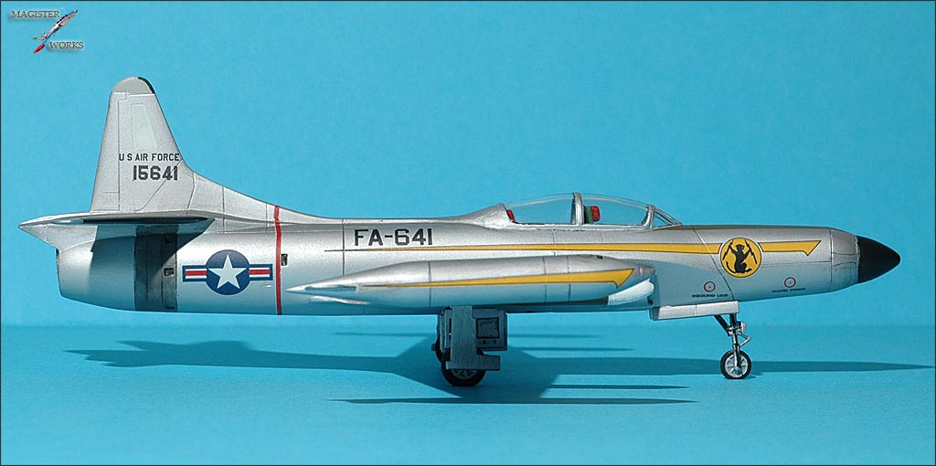 [EMHAR] LOCKHEED F-94C STARFIRE 27th FIS - 4711 ADW sérial 51-13555 Wright-Patterson AFB 1955 Réf EM3004 Photo420