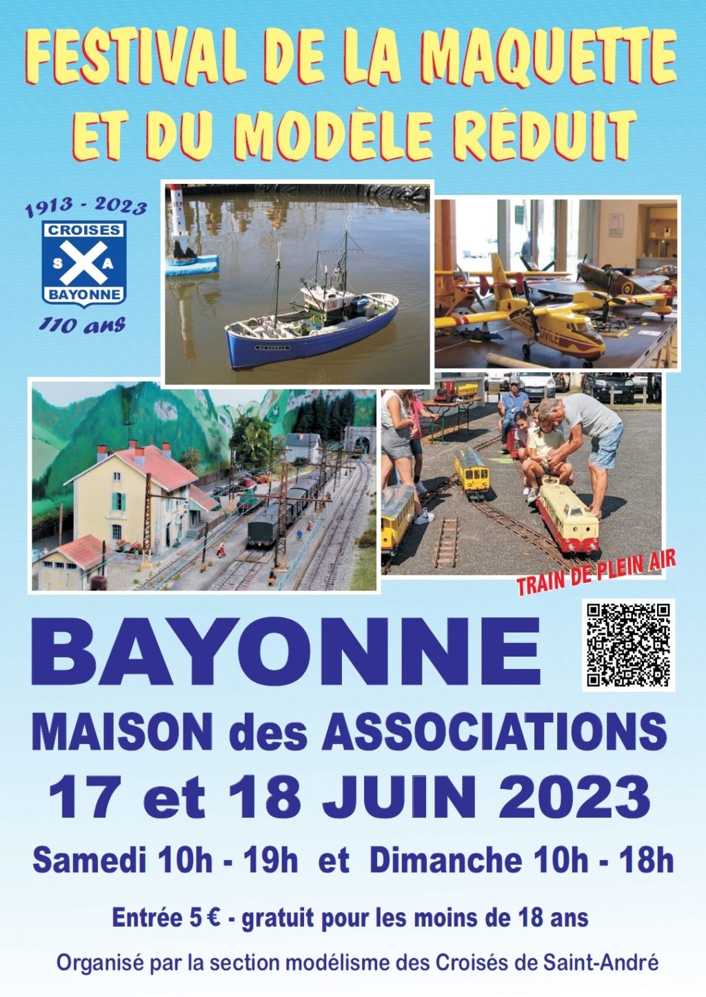 Festival de la maquette et du modèle réduit à Bayonne 64 Affich10
