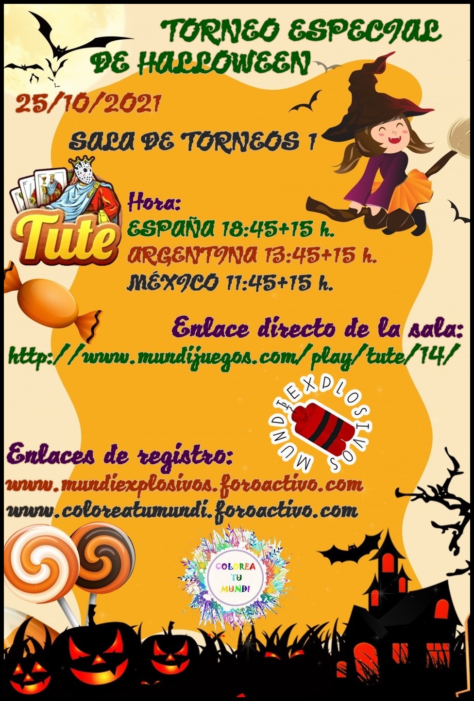 TORNEO ESPECIAL DE HALLOWEEN DEL 25 DE OCTUBRE Anunci27