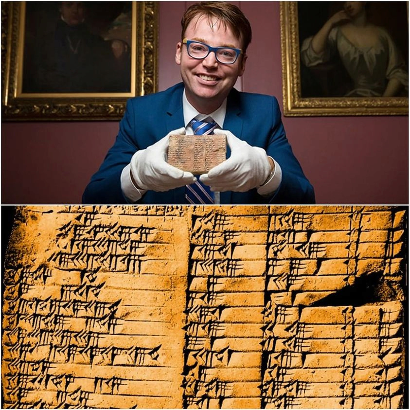 هذا اللوح الطيني البابلي الذي يبلغ عمره 3700 عام غيّر تاريخ الرياضيات 1----123