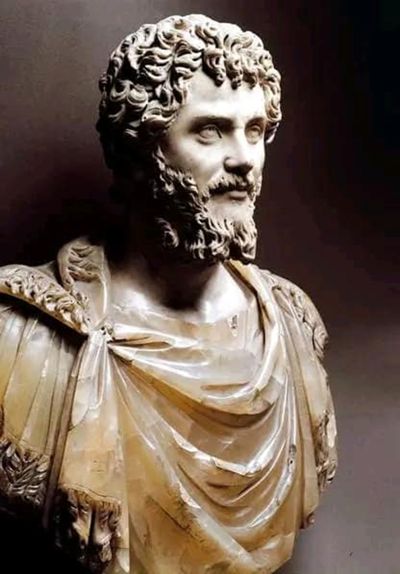 (28 يناير 198 م) انتصار الإمبراطو (سبتيميوس سيفيروس) على البارثيين.  الأراضي التي غزاها ستصبح مقاطعة بلاد ما بين النهرين 1----304