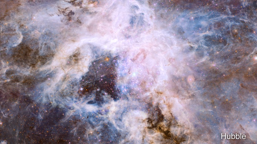 صور جديدة مذهلة للتلسكوب الفضائي جيمس ويب لسديم الجبار 1--10