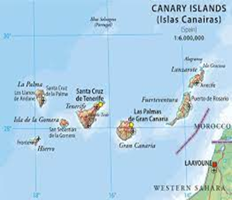 Conflits de l'histoire politique des îles Canaries 1--621