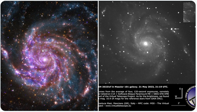 ? Une supernova a explosé si près de la Terre qu’elle est visible au télescope, mais pour combien de temps  1-1468