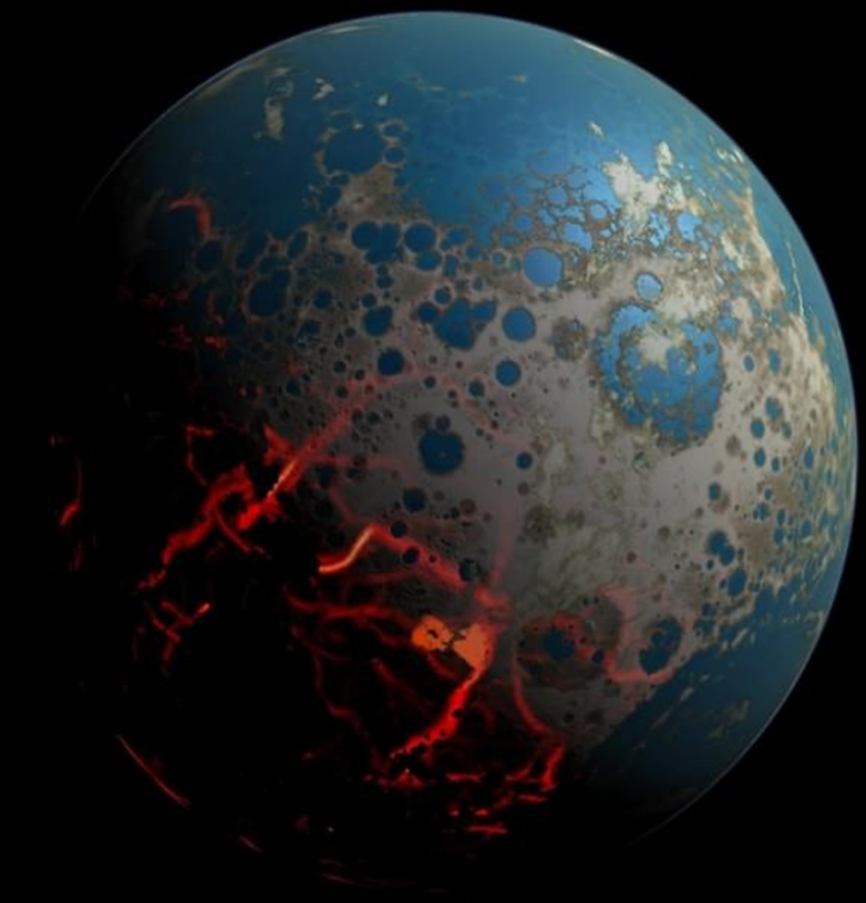 دراسة تكشف أسباب قلة المعادن على المريخ مقارنة بالأرض 1-2589