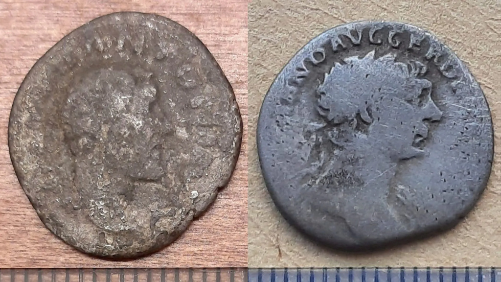 Deux pièces d'argent datant de l'Empire romain ont été trouvées sur une île isolée 1-2804