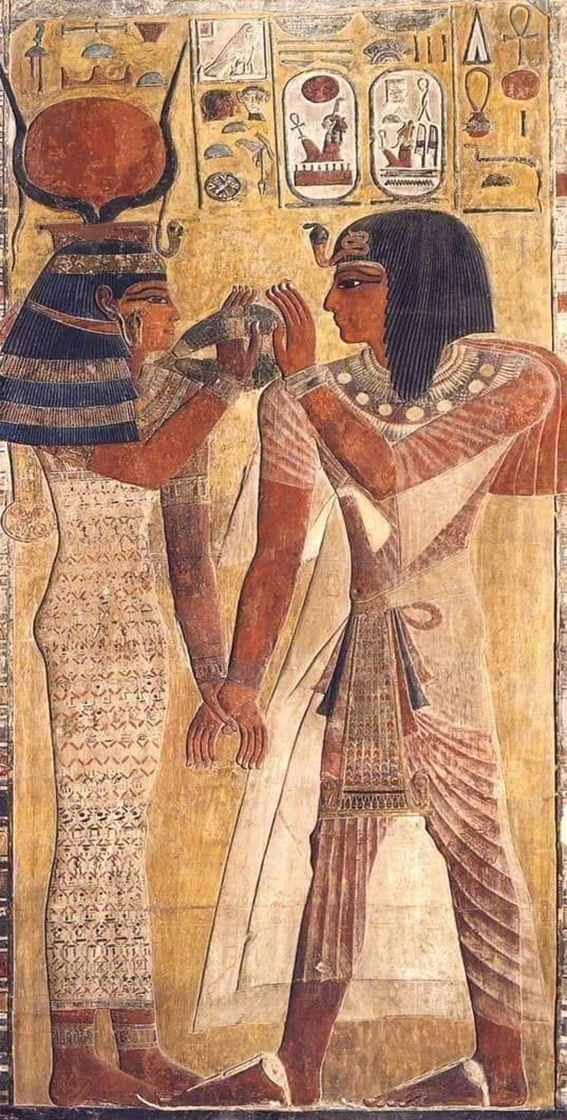 نقش رائع من مقبره (الملك سيتي الأول ) 1-671