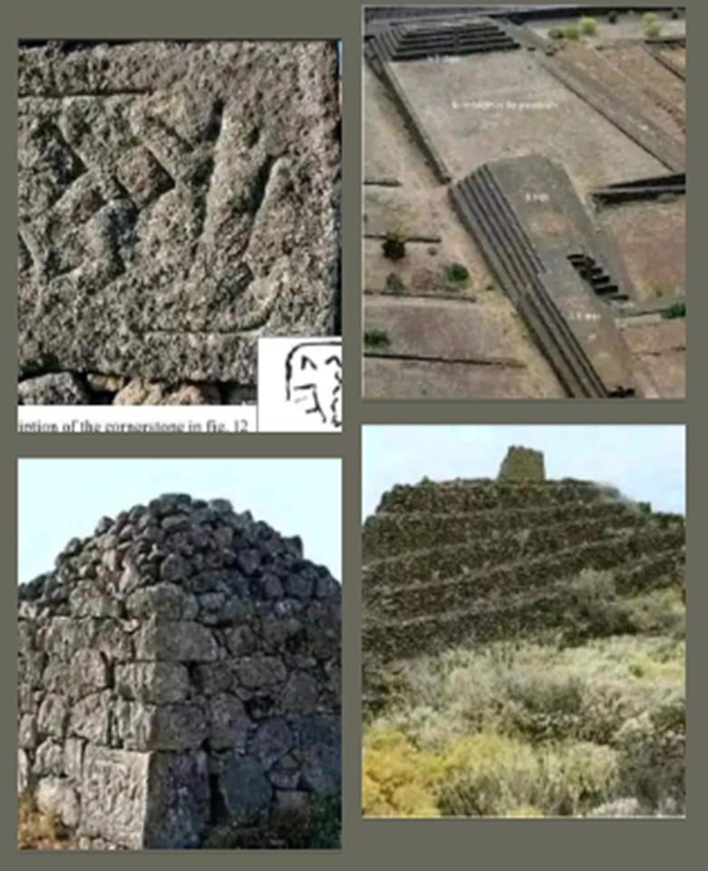 Bâtiments pyramidaux aux îles Canaries 1-716