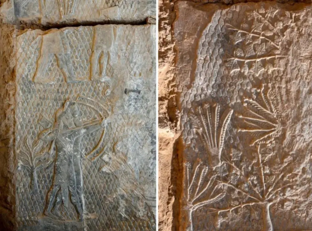 العراق: اكتشاف جداريات أثرية في الموصل تعود إلى 2700 عام 1-73