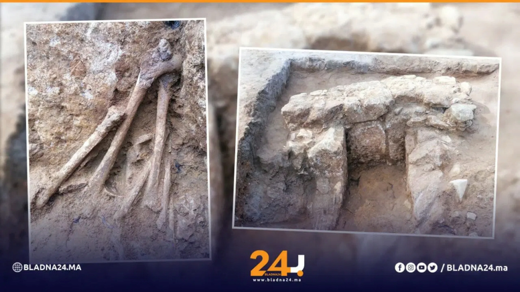 Larache. The discovery of a historical burial dating back to the Moorish era before the Roman occupation 1-766