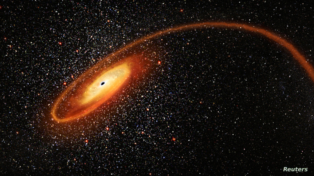 "Un monstre d'une masse de 32 milliards de fois le soleil"... un trou noir qui étonne les scientifiques 1-944