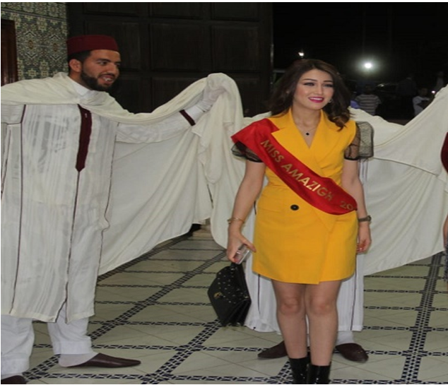 ملكة جمال الأمازيغ تثير غضب الأمازيغ خلال مشاركتها في مهرجان دولي للأزياء التقليدية 1129