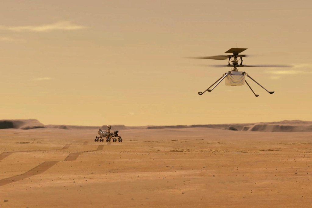 La NASA restaure son hélicoptère Ingenuity sur Mars 12135