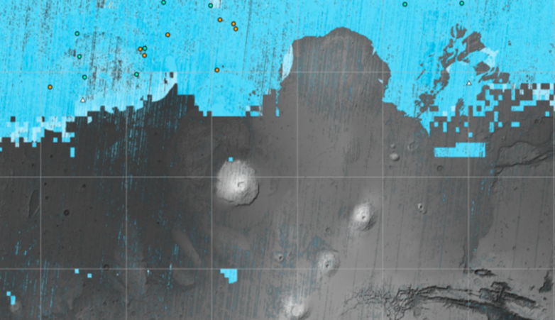NASA unveils never-before-seen map showing where ice is hidden on Mars 12567