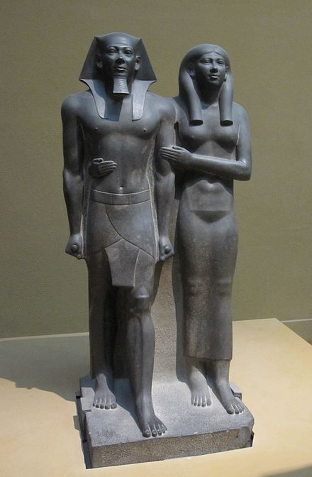 Statue of King Menkaure or Menkaure and his wife 12660