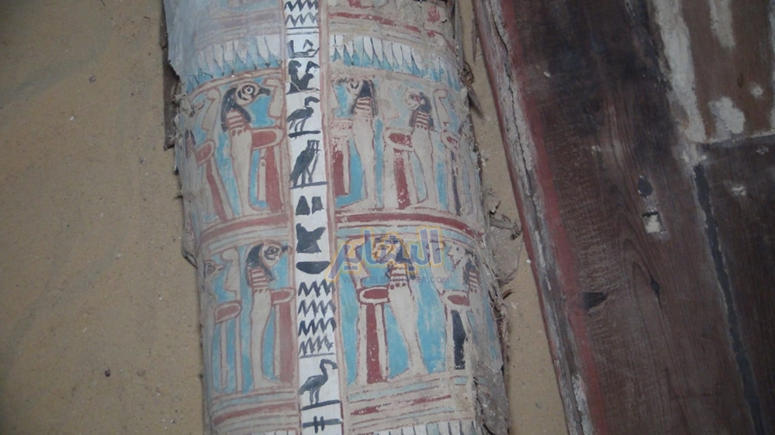 اكتشاف مقبرة الكاهن “حنوي- كا” و”نوي” أكبر قضاة الفراعنة بالأهرامات. 13---11