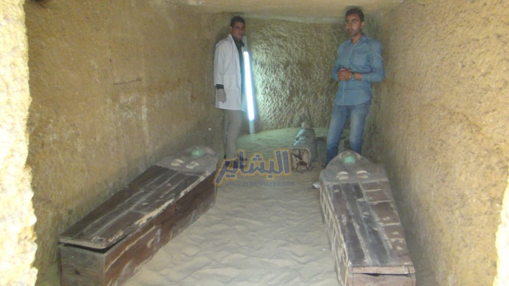 اكتشاف مقبرة الكاهن “حنوي- كا” و”نوي” أكبر قضاة الفراعنة بالأهرامات. 13--15