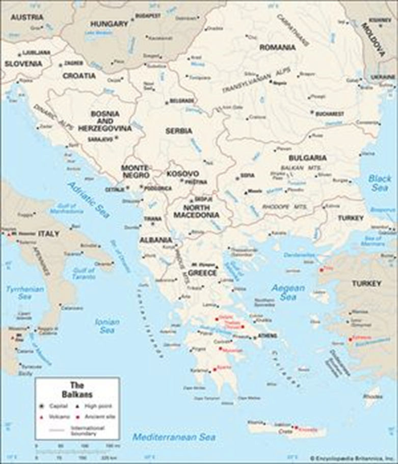 ?Que sont les pays des Balkans et où se trouvent-ils  13-251