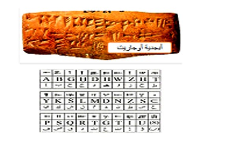The oldest cuneiform alphabet in the world is called Ugarit or Ugarit 13-515