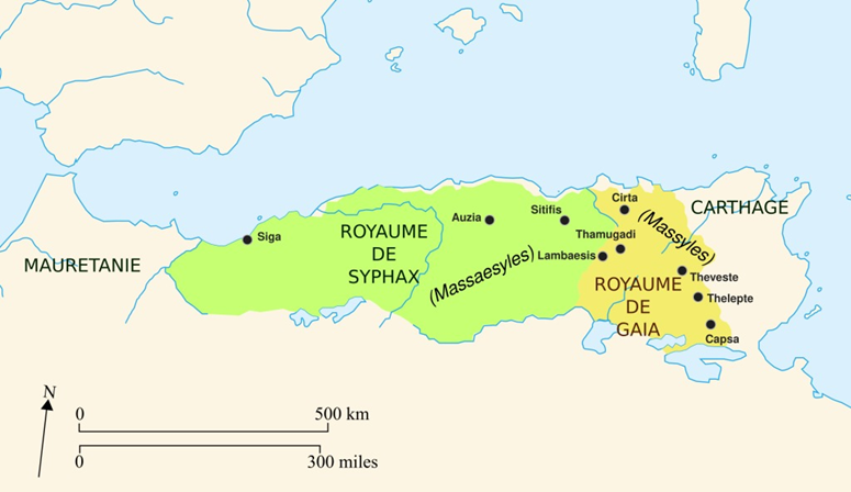 Conflit de succession en Numidie : Masinissa devient roi 13-811