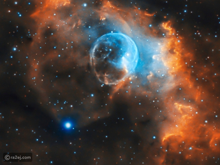على بعد 7100 سنة ضوئية من الأرض: ناسا تنشر صورة مذهلة لسديم الفقاعة 1313