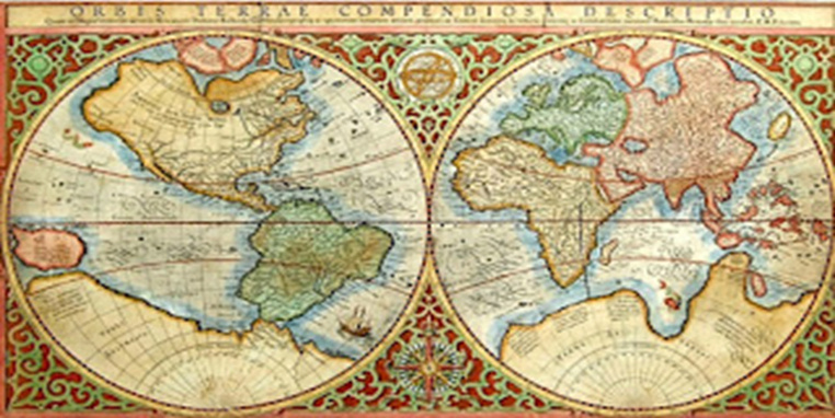 إكتشاف مدهش لخريطة تظهر القارة القطبية قبل إكتشافها فعليا 1431