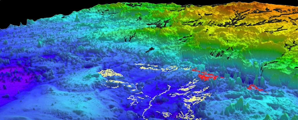 Des traces anciennes d'un océan géant découvertes sur Mars 1453