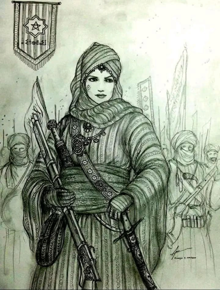 سيدتان أمازيغيتين محاربتان  بعد الإسلام بكثير 1602