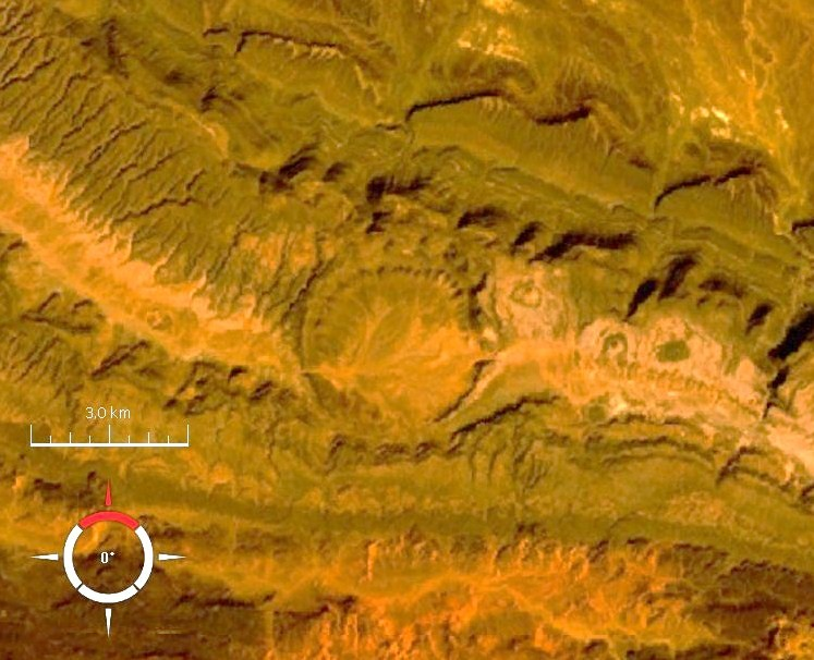 Quatre des plus beaux cratères météoritiques du monde sont en Algérie 2235