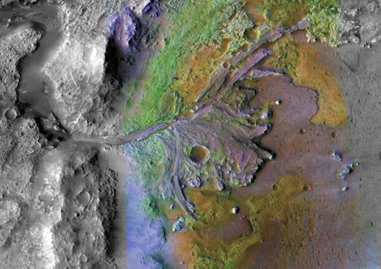 روفر المثابرة يكشف عن آثار رواسب في بحيرة على المريخ 3----21