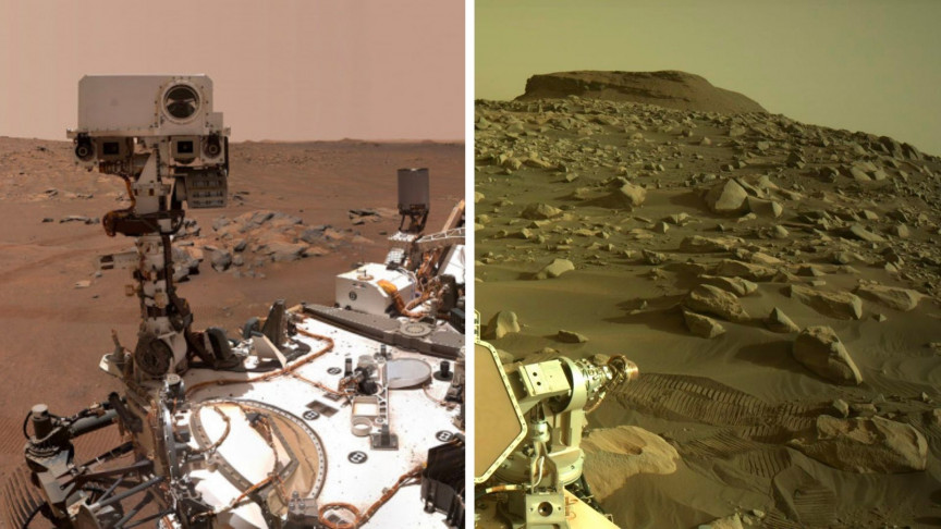 مركبة ناسا «بيرسفيرنس» تبدأ البحث عن الحياة على سطح المريخ 6186