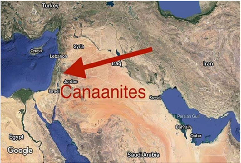 ستخراج الحمض النووي لـ 73 عينة قديمة من خمسة مواقع كنعانية أثرية في دولتين بالشام (إسرائيل والأردن) Aaaaoi10