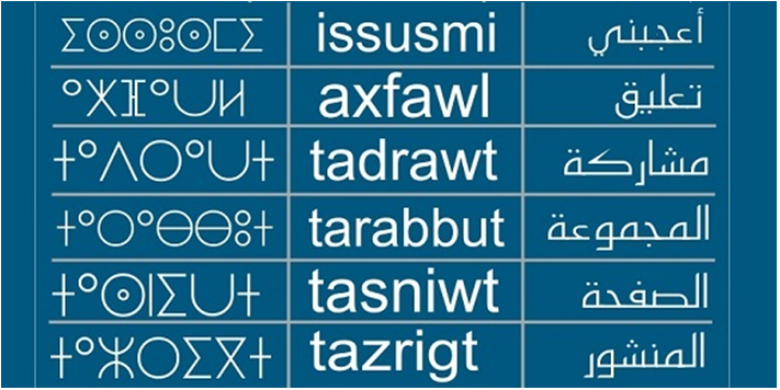 مصطلحات الفيس بوك باللغة الامازيغية Aayo11