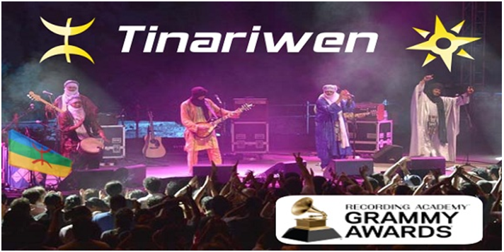 الفرقة الموسيقية الأمازيغية تيناريوين ضمن المرشحين لنيل الجائزة العالمية الكبرى للموسيقى Grammy Awards ـ Ooaoio10