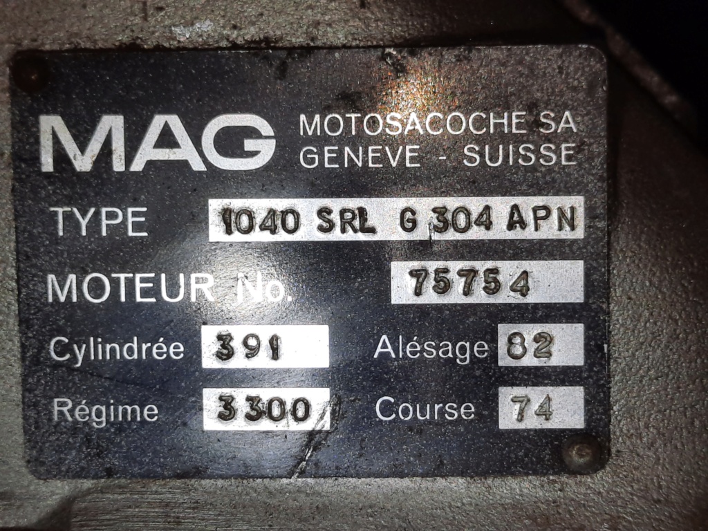 Moteur MAG 1040 SRL G 304 APN à vendre 20211111