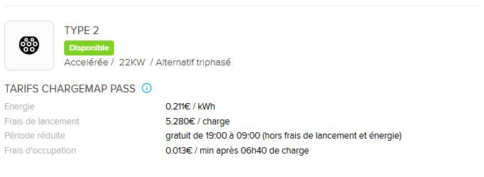 "Quoi c'est" ce tarif Chargemap ? Charge10