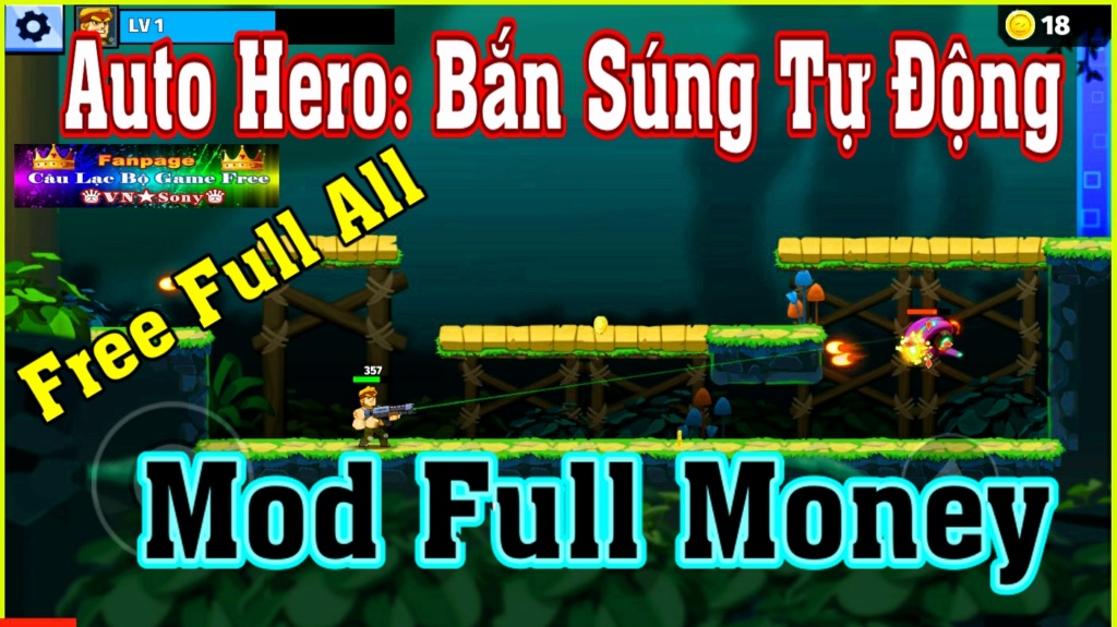 [MobileGame] Auto Hero - Free Full All - Free Vô Hạn Money Rv1510