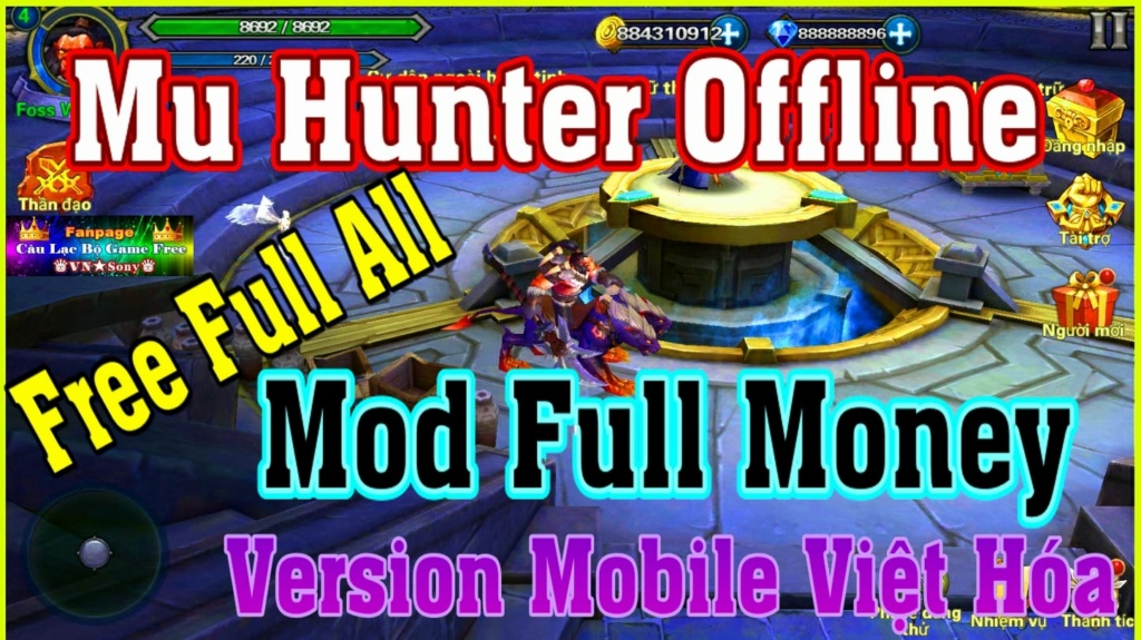 Mu Hunter Offline - Mod Full Money - Free Full All Rv2010