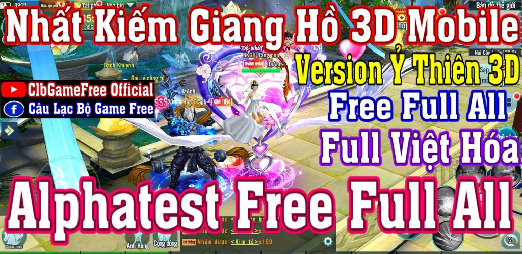Nhất Kiếm Giang Hồ 3D - Alphatest Free Full All - Full Việt Hóa - Free Full All Rv2212