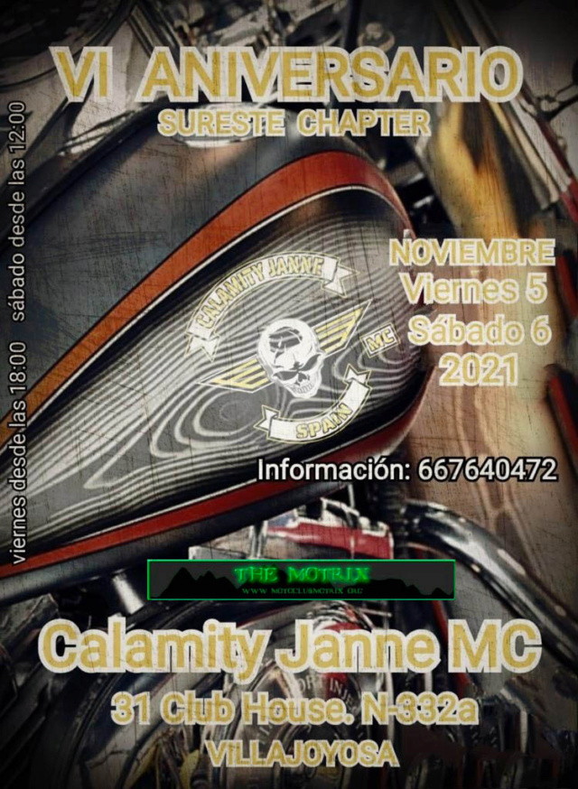 VI Aniversario Sureste Chapter Calamity Jane MC - Villajoyosa [05-06 Noviembre 2021] 20211111