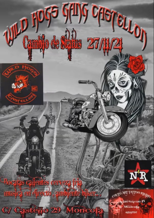 Fiesta cambio Status Wild Hog Gang Castellón - Moncofa [27 Noviembre 2021] 20211118