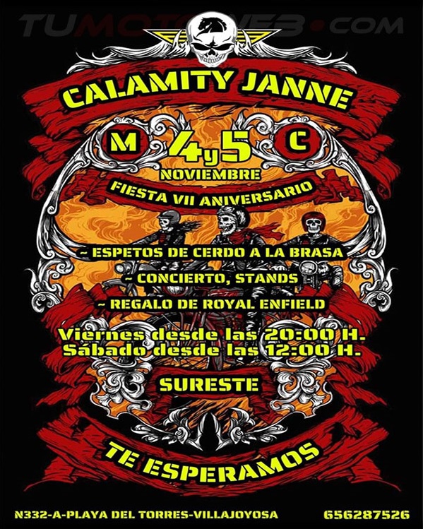 Fiesta VII Aniversario MC Calamity Jane Sureste - VillaJoyosa [04-05 Noviembre 2022] 20221110