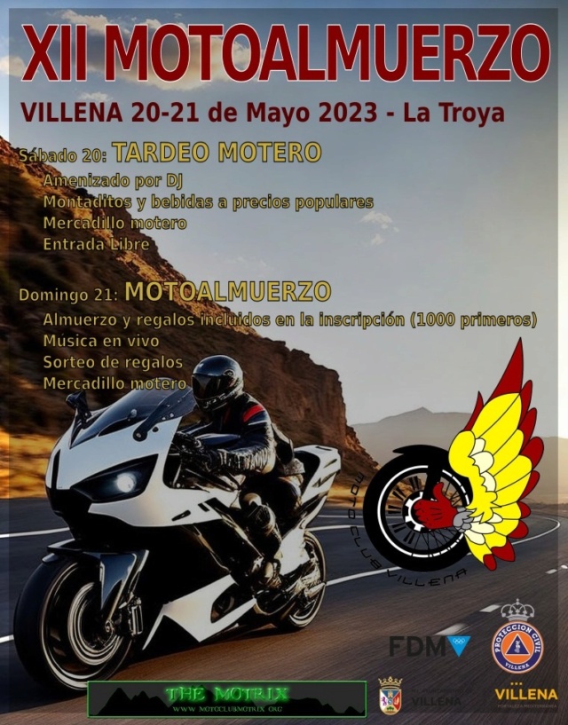 XII Motoalmuerzo - Villena [20-21 Mayo 2023] 20230518
