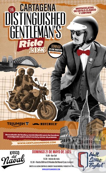 Distinguised Gentleman's Ride 2023 Cartagena [21 Mayo 2023] 20230523