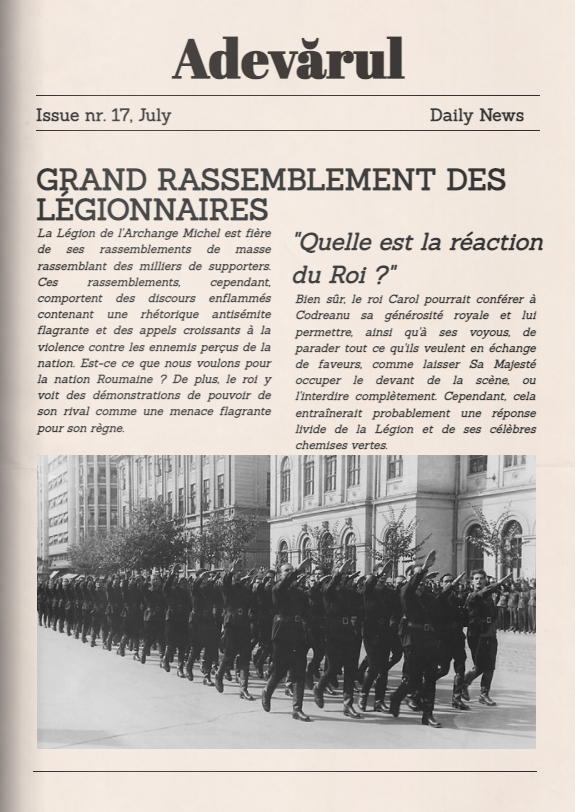 Grand Rassemblement des Légionnaires [Juillet 1936] Adevar10