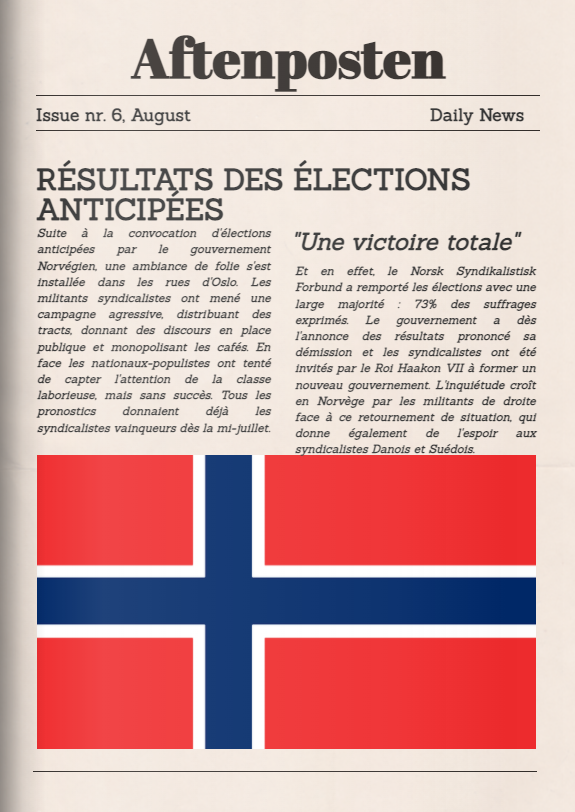 Élections Anticipées Norvégiennes [Août 1936] Aftenp10
