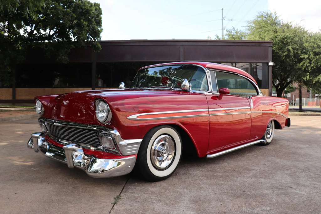 1956 Chevrolet nel air mild custom - Red rider 1956_c11