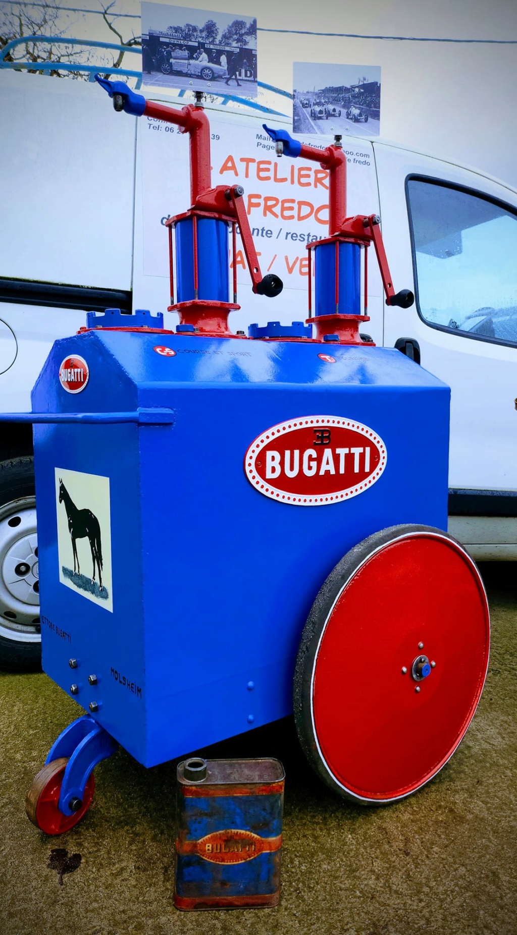 Restauration Char à Huile années 30 couleur Bugatti - Frederic Conil 41189510